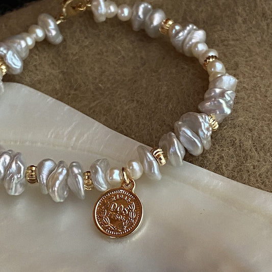 天然珍珠手链  Natural Pearl bracelet Elegant personality jewelry