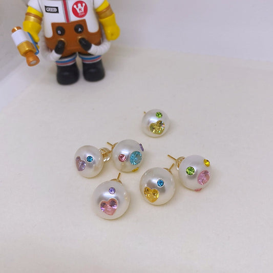a天然珍珠耳钉Natural pearl earrings